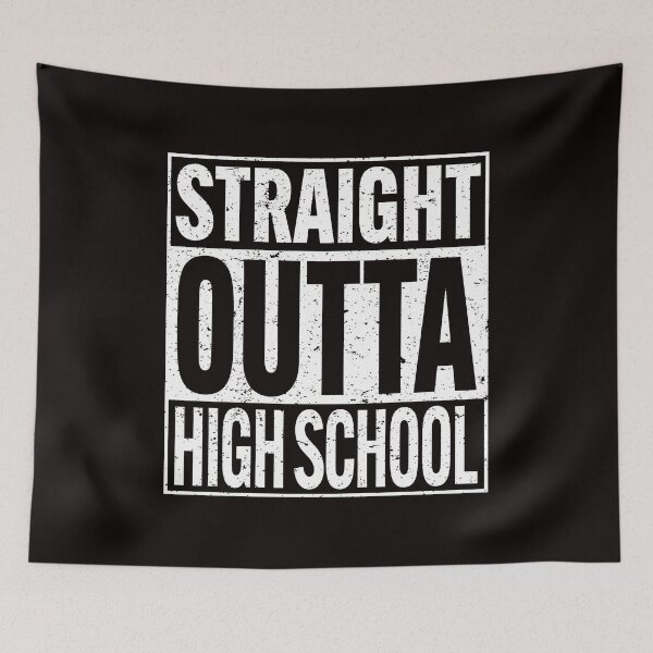 Item preview, straight outta high school  designed and sold by Majesticoo.