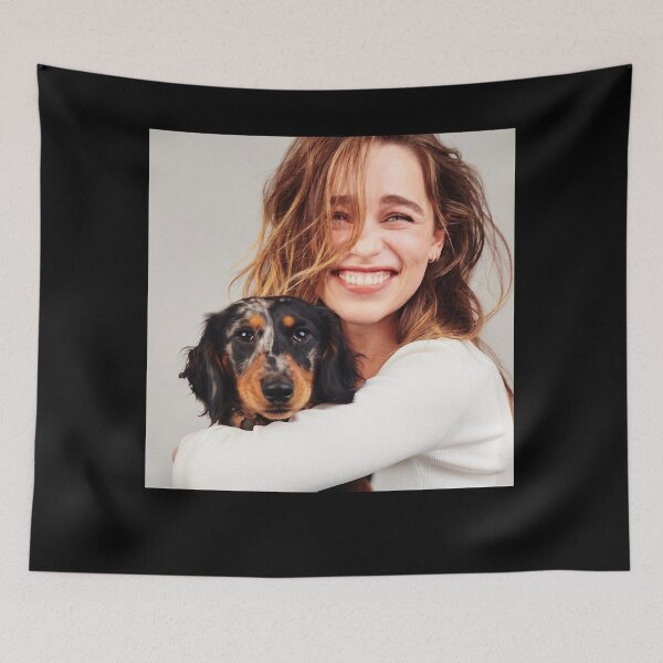 Item preview, Great Model Emilia Clark Love Dog designed and sold by FaulknerGuyFons.