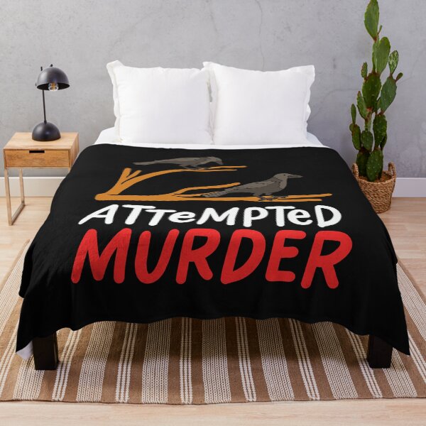 Item preview, Crime Writer Literary Fans Funny Attempted Murder Crows designed and sold by FredericDuval.