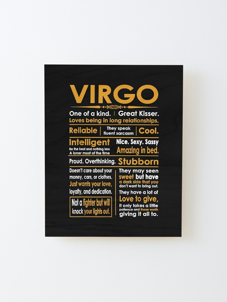 Funny Virgo Zodiac Sign Horoscope Birthday Gift