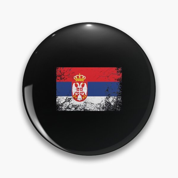 Artikelvorschau, Serbische Nationalflagge Vintage Geschenk entworfen und verkauft von wymanlynna.