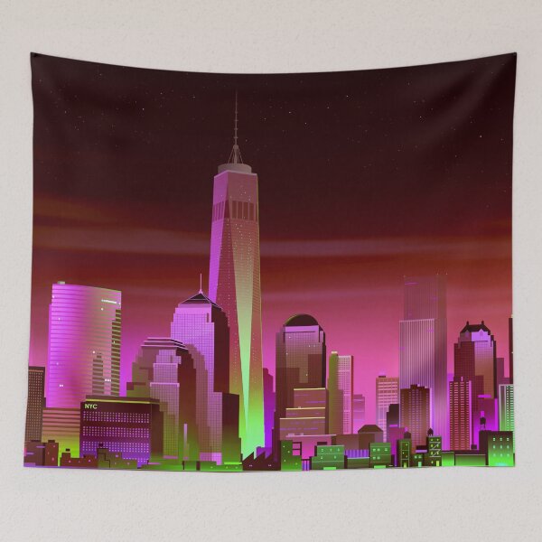Item preview, Trendy Neon metropolis designed and sold by NexusArts.