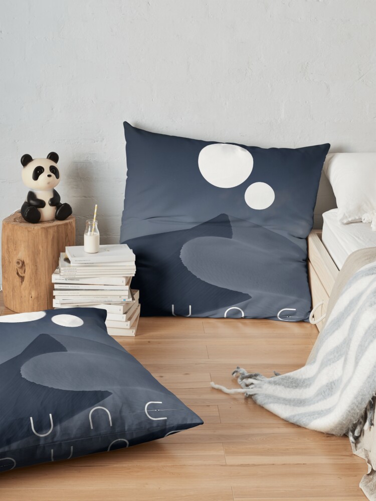 Alternate view of Dune Black Pearl Art Floor Pillow