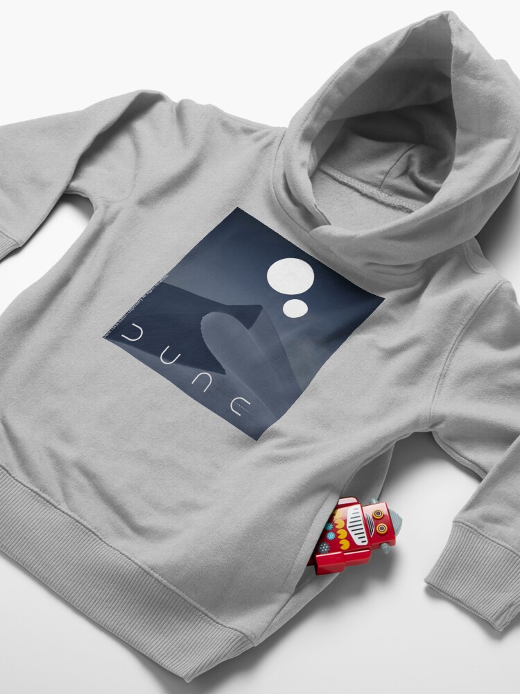 Alternate view of Dune Black Pearl Art Toddler Pullover Hoodie