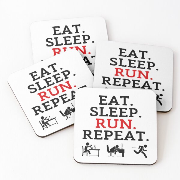 Item preview, Eat. Sleep. Run. Repeat.  designed and sold by ZestyFruit.