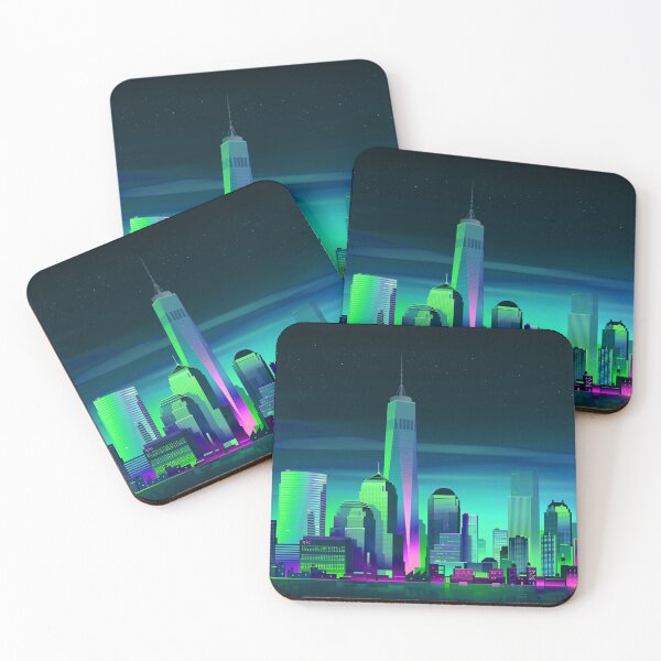 Item preview, Stylish Neon metropolis designed and sold by NexusArts.