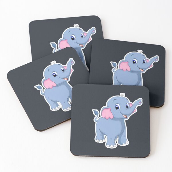 Item preview, Cute blue baby elephant designed and sold by Hexagon98.