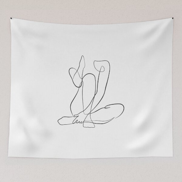 Item preview, Female Figure Line Art designed and sold by MayLineArt.