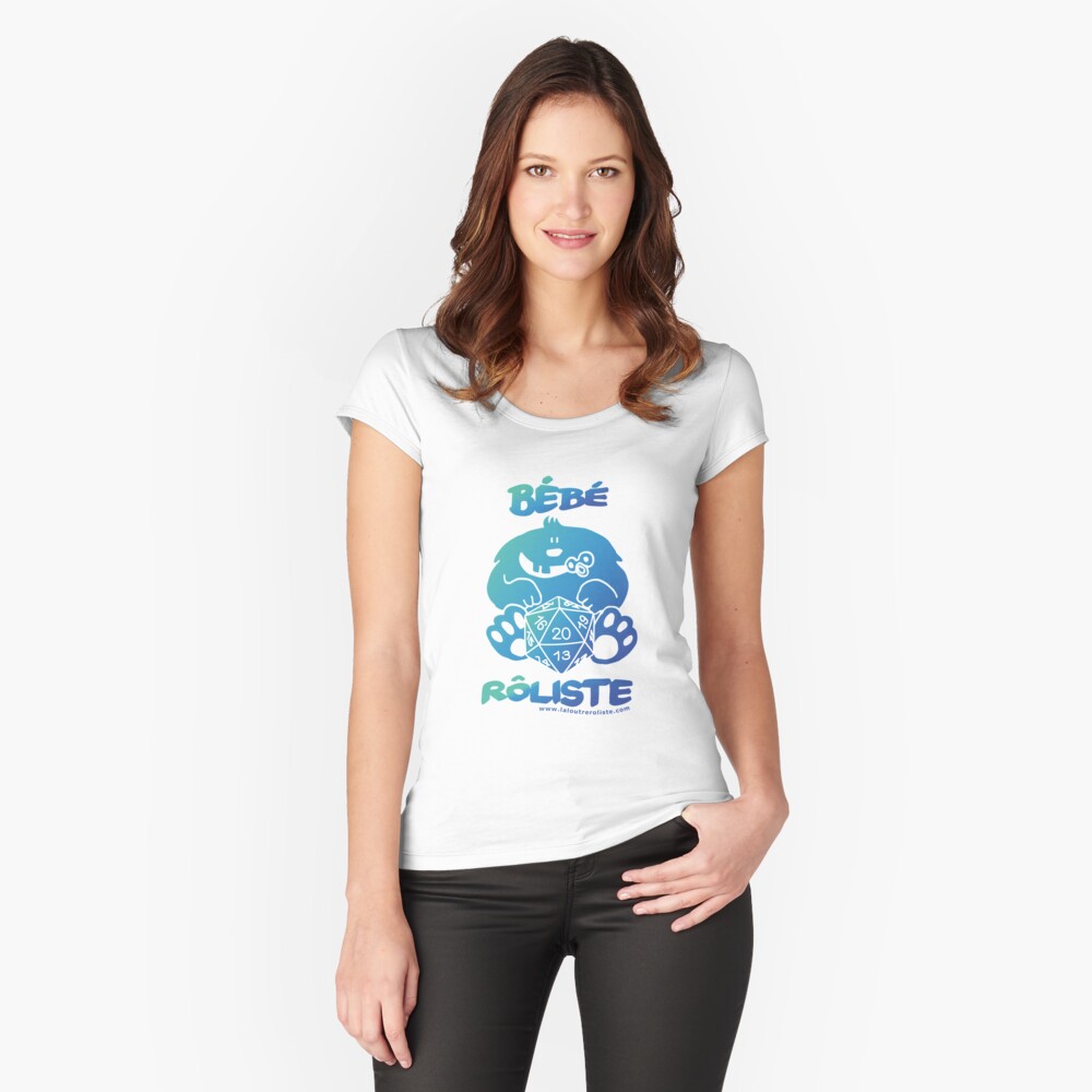 Aperçu de l'œuvre T-shirt échancré créée et vendue par LaLoutreRoliste.