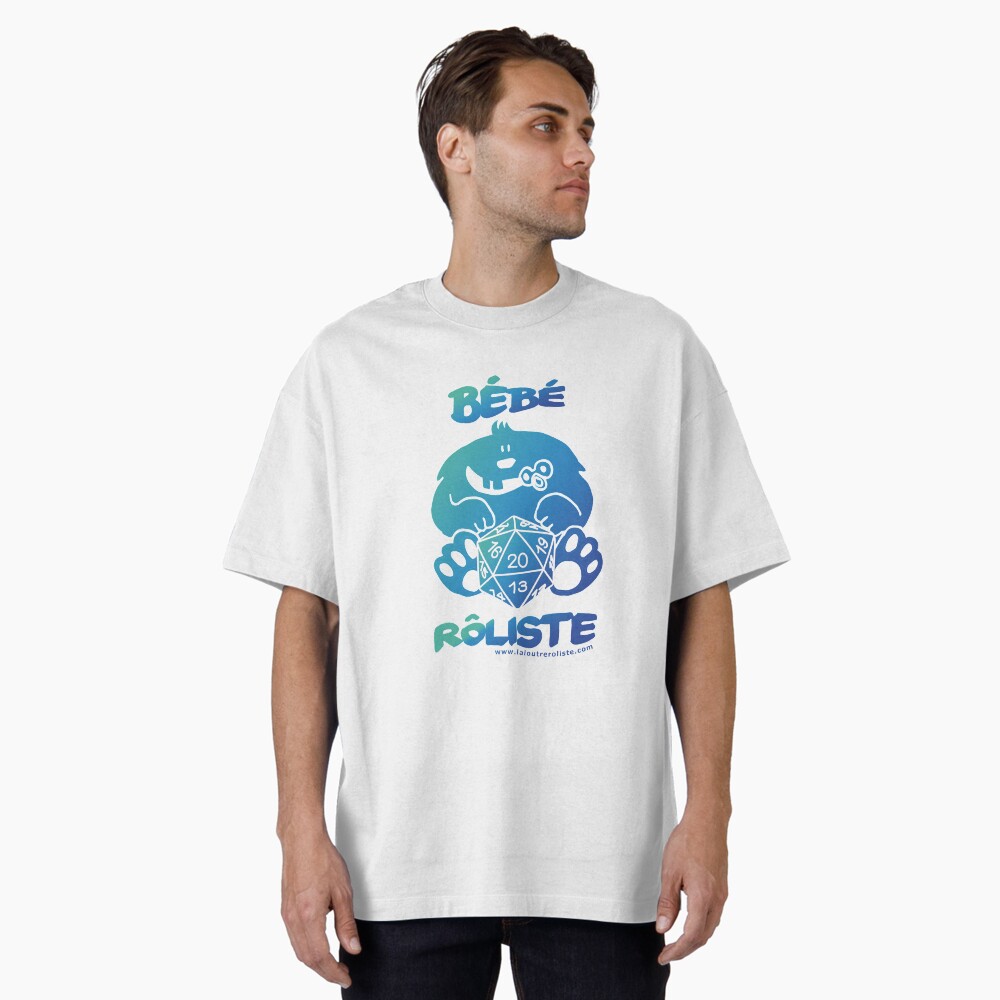 Aperçu de l'œuvre T-shirt oversize créée et vendue par LaLoutreRoliste.