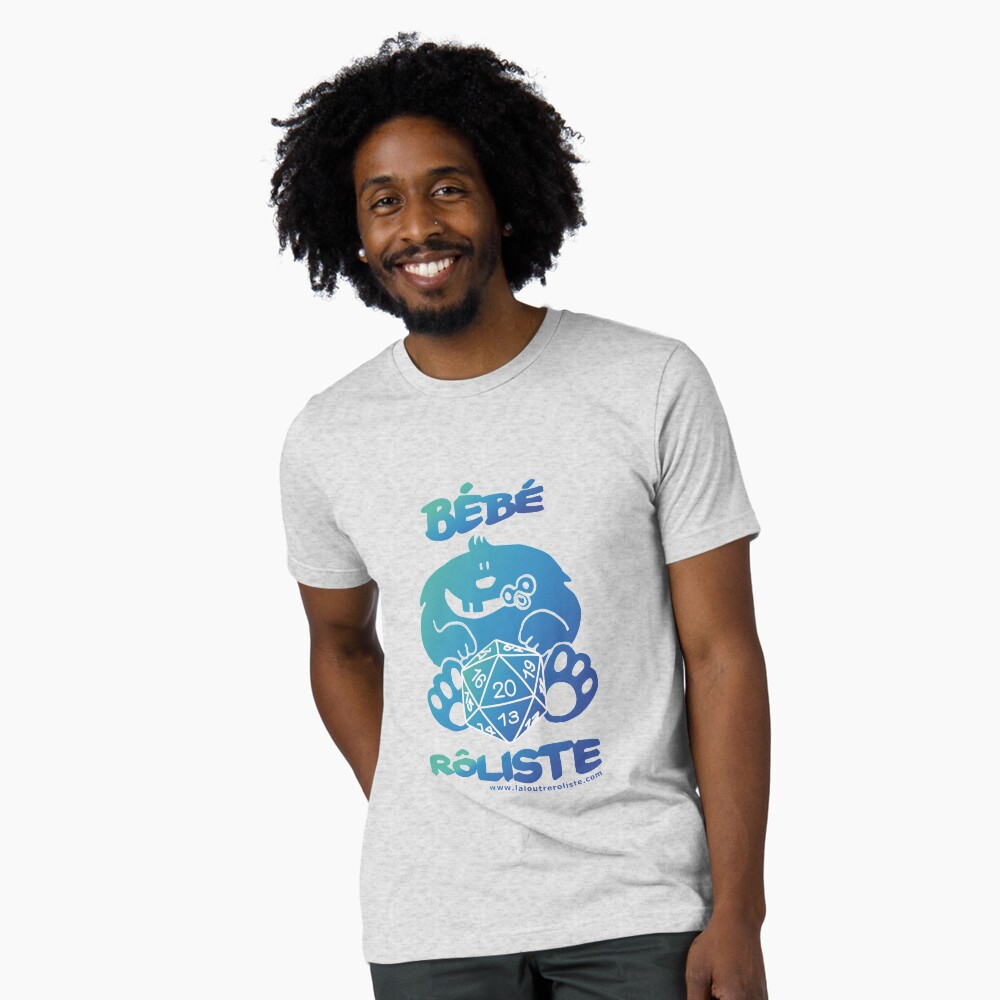 Aperçu de l'œuvre T-shirt chiné créée et vendue par LaLoutreRoliste.