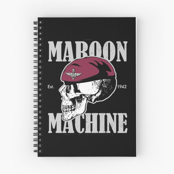 Item preview, British Paratrooper T-ShirtThe Maroon Machine - Parachute Regiment (distressed)  designed and sold by GagaLot.