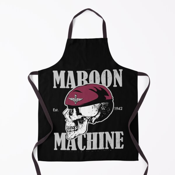 Item preview, British Paratrooper T-ShirtThe Maroon Machine - Parachute Regiment (distressed) designed and sold by GagaLot.