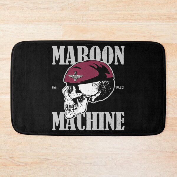 Item preview, British Paratrooper T-ShirtThe Maroon Machine - Parachute Regiment (distressed)  designed and sold by GagaLot.