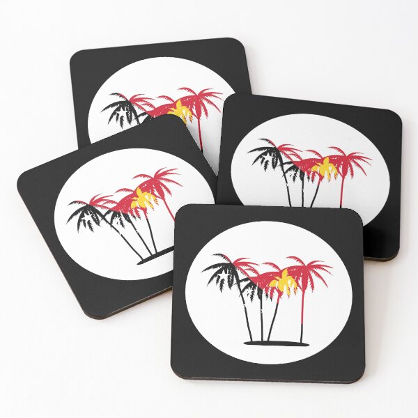 Item preview, Palm Trees with Papua New Guinea Flag designed and sold by PNG-pikinini.