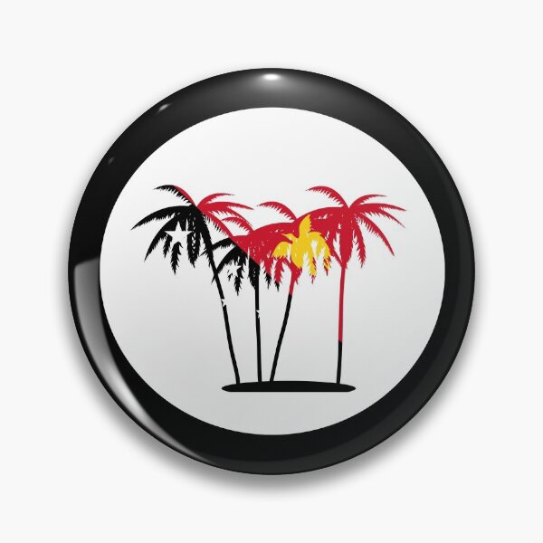 Item preview, Palm Trees with Papua New Guinea Flag designed and sold by PNG-pikinini.