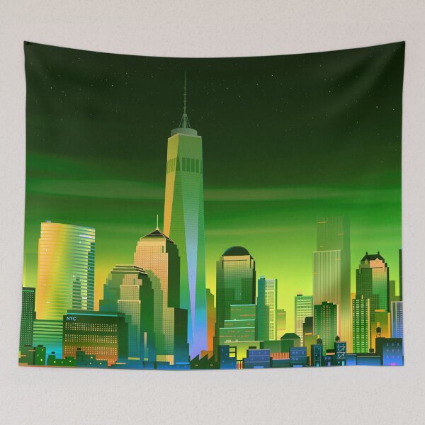 Item preview, Vibrant Neon metropolis  designed and sold by NexusArts.