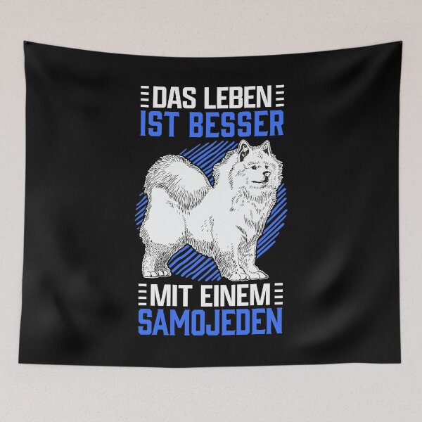 Item preview, Life with Samoyed Sled Dog Samojedenspitz designed and sold by madgrfx.