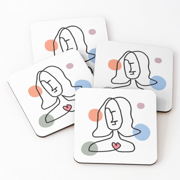 Item preview, one line art of man and his heart in minimal style. designed and sold by APINSshop.