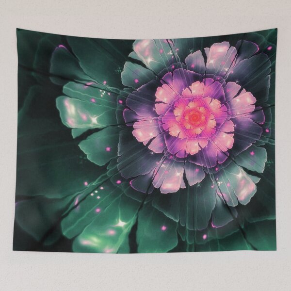 Artikelvorschau, Glänzende rosa Blume entworfen und verkauft von NexusArts.