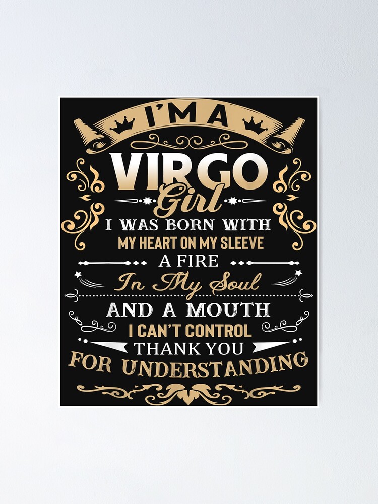 I m A Virgo Girl Shirt Virgo Birthday