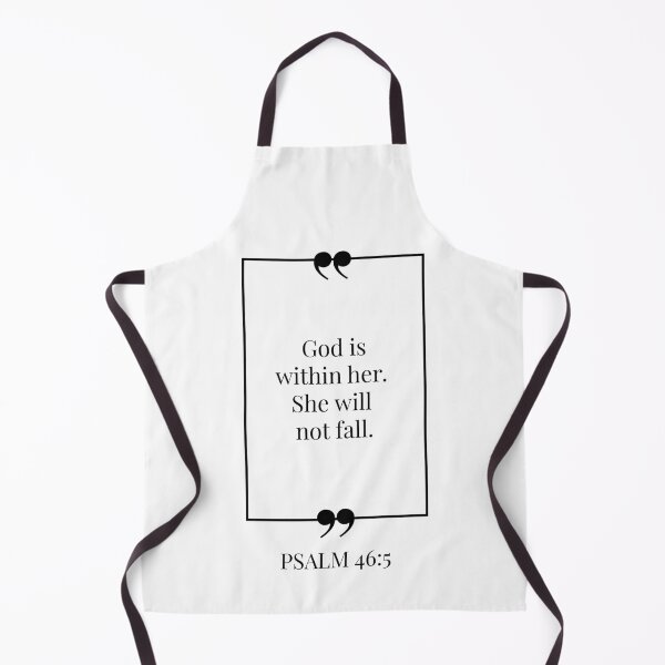 Item preview, God is within her. She will not fall- Psalms Bible Quote designed and sold by MuseTheQuote1.