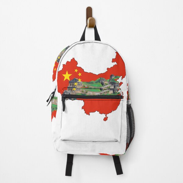 Item preview, The Great Wall and Map & flag colors of China designed and sold by Kalin-Lyfe.