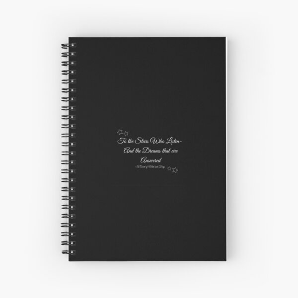 A Court of Mist and Fury Spiral Notebook
