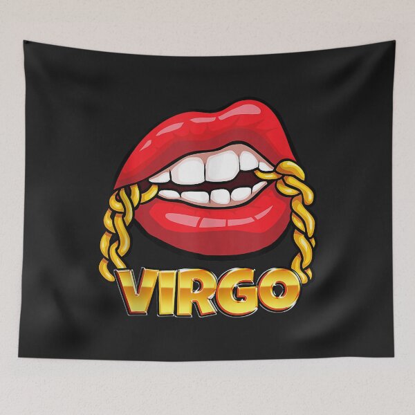Item preview, Juicy Lips Gold Chain Virgo Zodiac Sign Tank Top designed and sold by edithkelly.