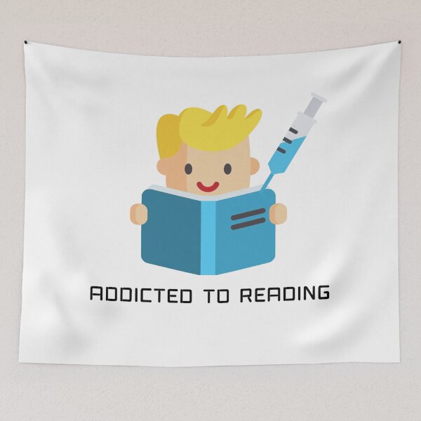 Item preview, Addicted To Reading designed and sold by DesginTrend.