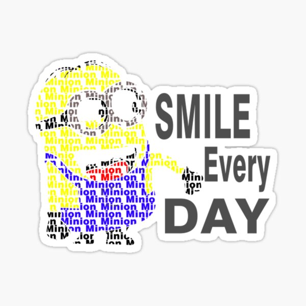 Sticker Minion Redbubble