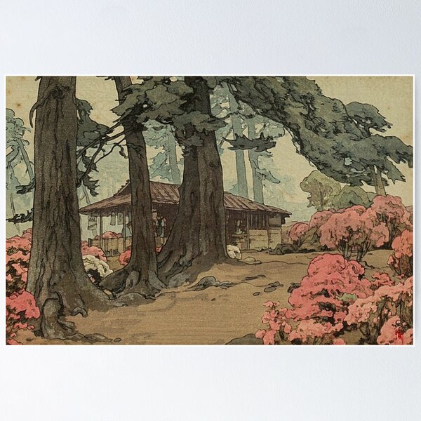 Aperçu de l'œuvre Maison de thé - Yoshida Hiroshi créée et vendue par Mr-Raindrop.
