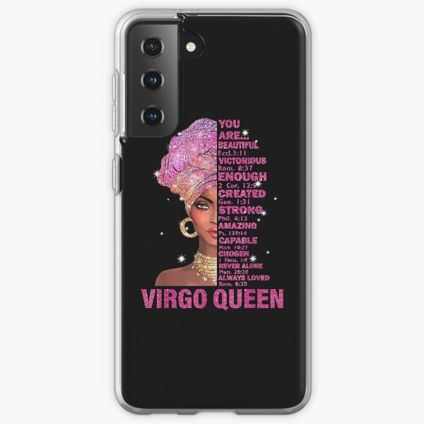 Ki Virgo Queen Birthday Christian Bible Gift Black Women Samsung Galaxy Soft Case