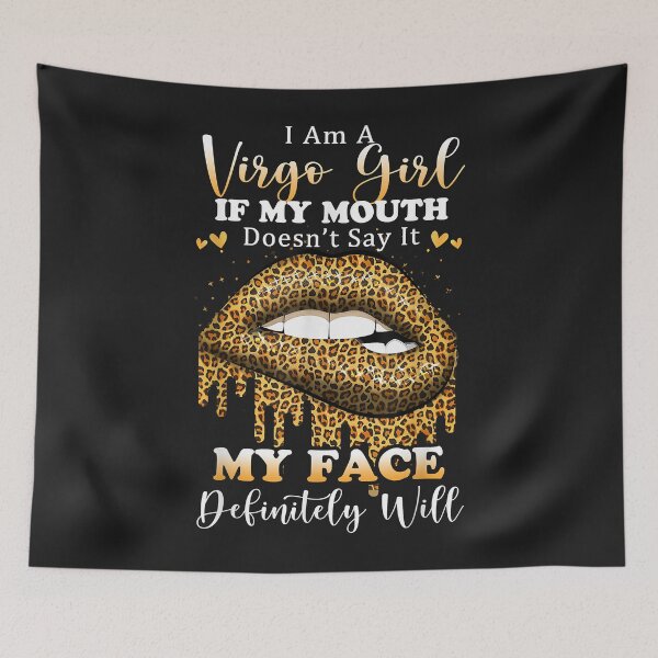 Item preview, Leopard Lips Biting I Am A Virgo Girl Birthday Costumes designed and sold by edithkelly.