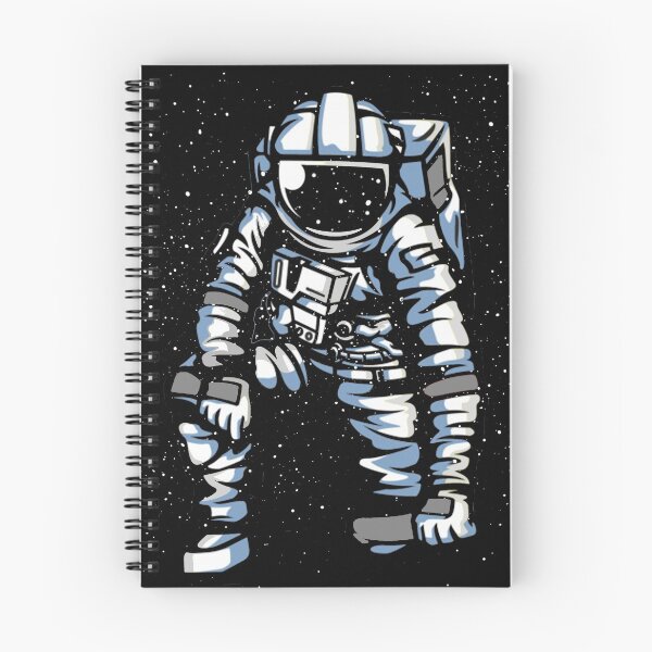 Item preview, Astronaut Beautiful Colorful Design Spiral Notebooks , Hardcover designed and sold by Count Timer.