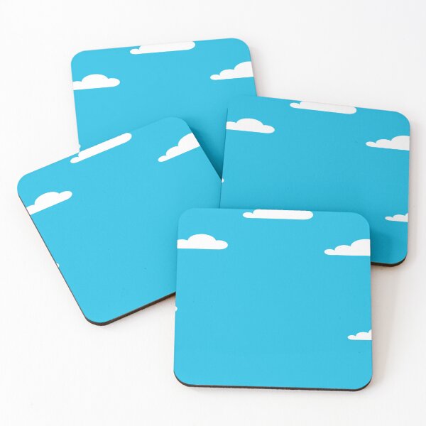 Item preview, SLIGHTLY CLOUD BLUE SKY designed and sold by RetroPlaceee.