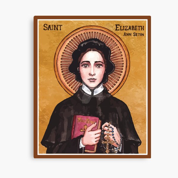 St Elizabeth Ann Seton | Sister Of Charity Canvas Print