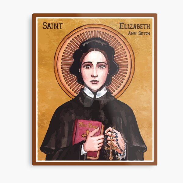 St Elizabeth Ann Seton | Sister Of Charity Metal Print