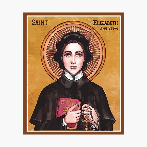 St Elizabeth Ann Seton | Sister Of Charity Photographic Print