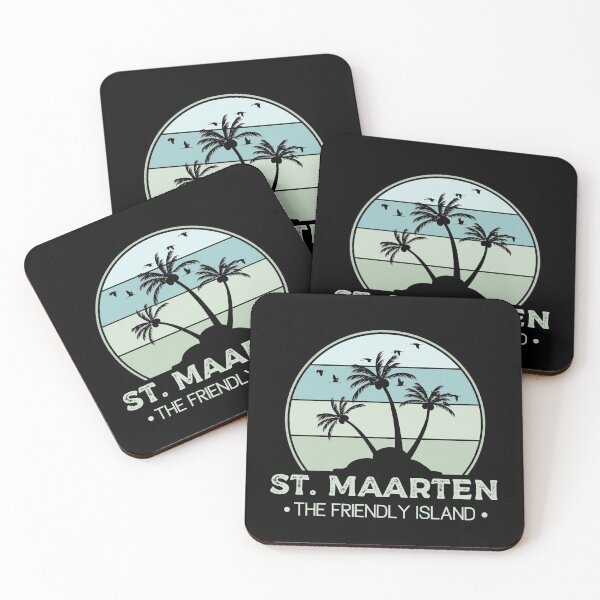 Item preview, St. Maarten The friendly island retro | Sint Maarten | Saint Martin | Vacation, holiday trip, Travel designed and sold by Violet Treasures.
