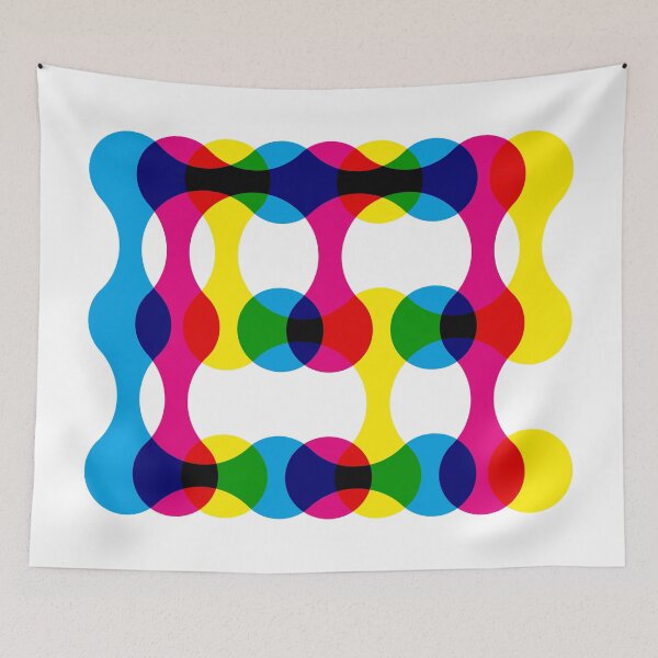 Item preview, CMY Metaball Colour Mix Typography designed and sold by John Uttley.