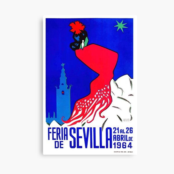 Item preview, Spain 1964 Seville April Fair Poster designed and sold by retrographics.