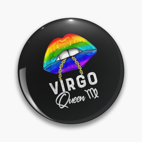 Item preview, LGBTQ Virgo Queen Lips Zodiac Rainbow Gay Pride Flag Mens designed and sold by edithkelly.