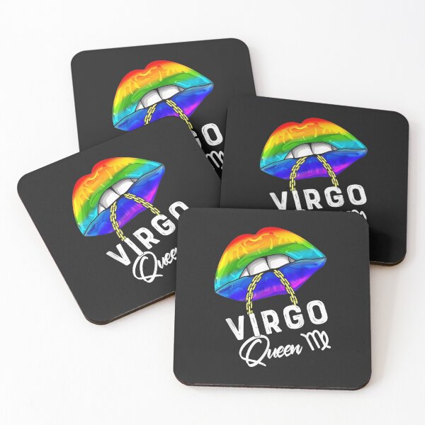 Item preview, LGBTQ Virgo Queen Lips Zodiac Rainbow Gay Pride Flag Mens designed and sold by edithkelly.