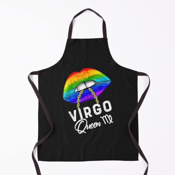 Item preview, LGBTQ Virgo Queen Lips Zodiac Rainbow Gay Pride Flag Mens designed and sold by edithkelly.
