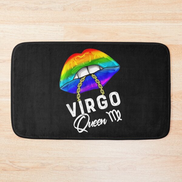 Item preview, LGBTQ Virgo Queen Lips Zodiac Rainbow Gay Pride Flag Mens designed and sold by edithkelly.