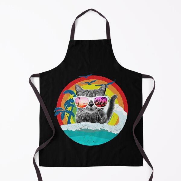 Item preview, Cat T-ShirtFunny Cat on Rainbow Beach designed and sold by KenArafan.