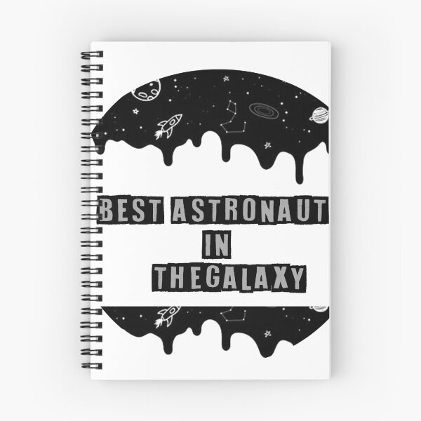 Item preview, Astronaut Beautiful Colorful Design Spiral Notebooks , Hardcover designed and sold by Count Timer.