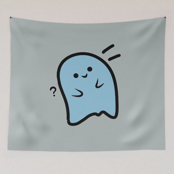 Item preview, Cute Ghost kawaii art designed and sold by Dhruthi Shetty.