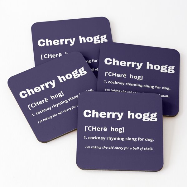 Item preview, Defining dogs - Cherry Hogg Dog (Rhyming Slang) designed and sold by kookycomet.